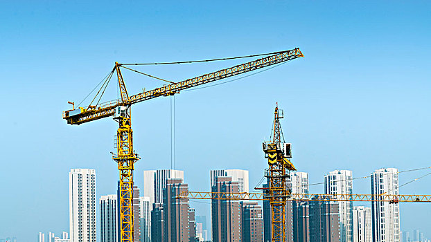 塔吊 建筑工地的鋼鐵脊梁與設(shè)計(jì)素材新風(fēng)尚